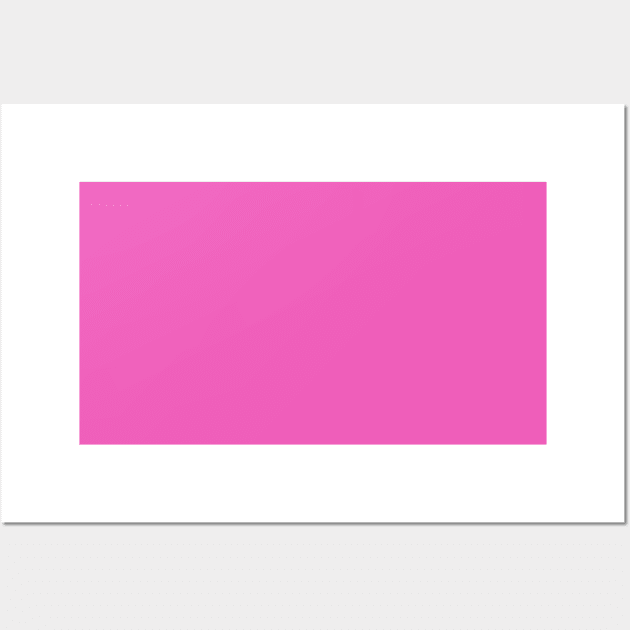 preppy modern girly cute solid color pastel pink Wall Art by Tina